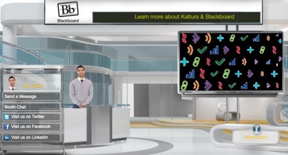 Blackboards’s interactive Booth